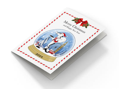 Personalised A5 Christmas Postcard