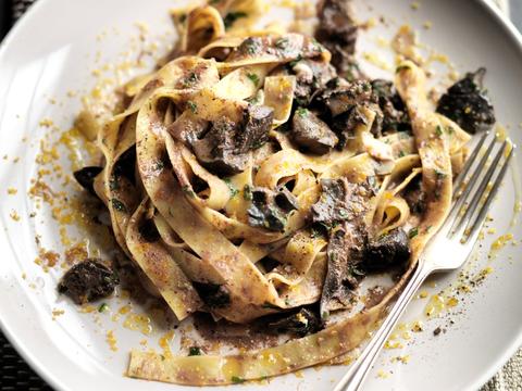 Pappardelle Pasta with Sturgeon Livers